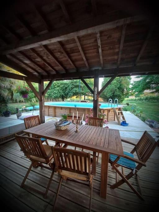 Maison Avec Piscine Proche Des Thermes Mauleon-D'armagnac ภายนอก รูปภาพ